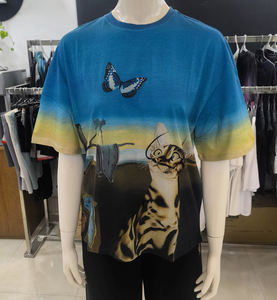 Vente en gros de jersey simple tricoté de qualité supérieure pour femmes, 95% coton, 5% élasthanne, 200 GSM, anti-boulochage, respirant, imprimé numérique - Product Image 5