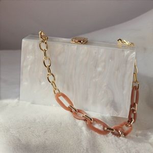 Eco-Friendly Resin Ladies Party Clutch Elegant Fashion <b>Purse</b> for Decorations - Product Image 5