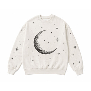 Sweat-shirt à col rond personnalisé pour homme, en coton lourd, imprimé et brodé, étiquette privée OEM ODM - Product Image 5