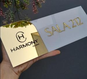 Custom Acrylic Dental Clinic Door Signage 3D Gold <b>Letter</b> Office Name Plate Advertising IP65 Waterproof Wall Mount Hospital Room - Product Image 5