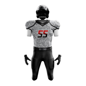 Uniforme de football américain à la mode, nouveau style unique, 100% polyester, prix de gros, dernier design, uniforme de football américain - Product Image 5