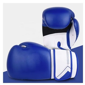 Wholesale MMA <b>Gloves</b> Training Mitts Breathable Lightweight Adjustable Hook Loop Closure Unisex Martial Arts Sparring Leather - Product Image 2