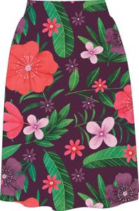 Custom Discharge Printing High Waist Long Lockdown <b>Skirts</b> Solid <b>Winter</b> Vintage Anti-Wrinkle Pleated Design for Women Polyester - Product Image 4