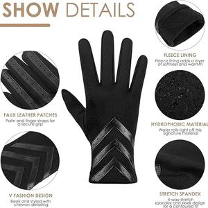 Gants chauds antidérapants de haute qualité pour la conduite, la course à pied, compatibles avec les écrans tactiles, résistants au froid, pour hommes et femmes - Product Image 4