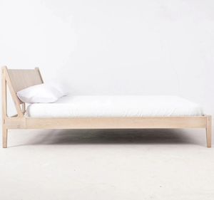 Cadre de lit en teck massif Auberge du Soleil Minimaliste - Product Image 3