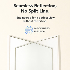 [Oasis Labs] Realme V0 Non Reversing <b>Mirror</b> Fixed Angle Camera Grade Precision Facial Asymmetry Check Glass - Product Image 4