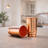 Dernier produit, design le plus récent, verre à vin en cuivre pur fait main, écologique, taille personnalisée, parfait pour les entreprises