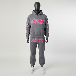 Chándal Deportivo con Capucha para Hombre, 100% Algodón Grueso, para Invierno - Product Image 2