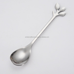 Cucharas de acero inoxidable para pulir espejos de alta calidad, PARA CENA cubiertos dorados, vajilla de boda, mejora el ambiente de la cocina - Product Image 2