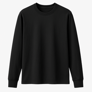 Camisetas Unisex de Alta Calidad con Logotipo Personalizado, 100% Algodón, 230 Gramos, Impresión en Serigrafía, Tejido, Manga Larga, Corte Holgado - Product Image 2