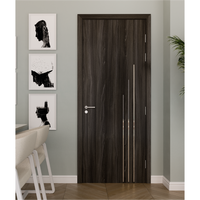 Porte composite WPC Pima moderne, prête à l'emploi en gros, sans formaldéhyde E0, anti-termites, ignifuge classe B1, pour décoration de portes.
