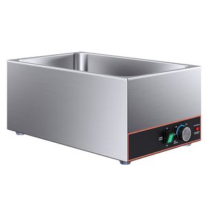 Scaldavivande Elettrico Commerciale 1500W in Acciaio Inox, Riscaldamento Rapido, da Banco, per Buffet, Bain Marie con Controllo Manuale della Temperatura - Product Image 5