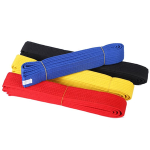 Ceinture d'arts martiaux Taekwondo 4 cm de large, épaisse, durable, en coton doux, ceinture d'entraînement avec couleurs personnalisables - Product Image 5