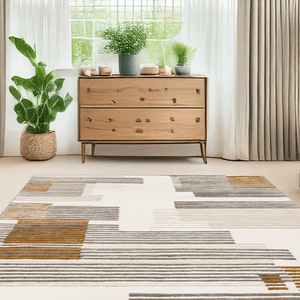 Alfombra de Lana Hecha a Mano, Alfombra de Lana Premium Strove, Alfombra de Diseño Contemporáneo, Revestimiento de Suelo de Lujo para el Hogar - Product Image 3