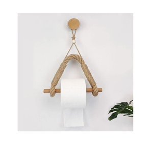 Top Quality Toilet Paper Rope Holder Jute Rope Design Piece for Customized Size <b>Cheap</b> Price Hot Sale Product - Product Image 1