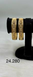 Luxury Classic 22K <b>Gold</b> Dubai Bridal <b>Bangles</b> Set Intricate Mesh Filigree Indian Wedding Jewelry for Women Gift Party - Product Image 2