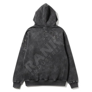เสื้อฮู้ดดี้ผู้ชายแบบย้อมสีเอซิดรุ่นใหม่มาแรง ขายดี เสื้อฮู้ดดี้ผู้ชายผ้าคอตตอนผสมแบบย้อมสีเอซิดสำหรับขาย - Product Image 2