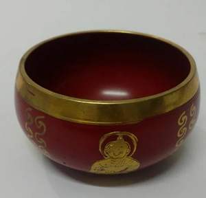 Cuenco tibetano de latón hecho a mano para meditación, cuenco de sanación espiritual, calidad de exportación, mejor precio - Product Image 6