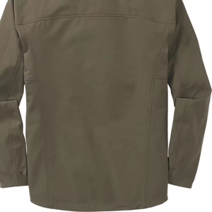 Nouvelle arrivée, veste softshell épaisse à capuche, design durable, coupe-vent, respirante, écologique, pour les sports de plein air en automne, pour hommes - Product Image 6