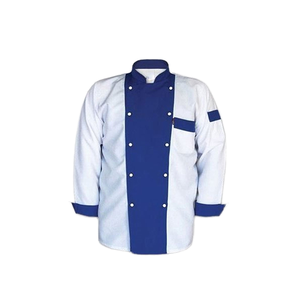 Exportador indio Material de algodón Restaurante Bar Chef Uniforme Chef Abrigo a precio mayorista - Product Image 2