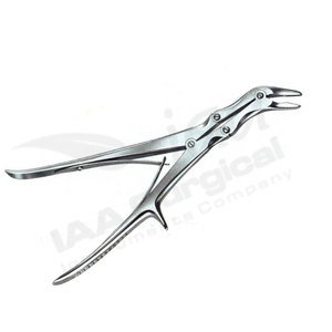 Rongeur à os dentaire en acier inoxydable, instrument chirurgical manuel de classe I, argenté - Product Image 2