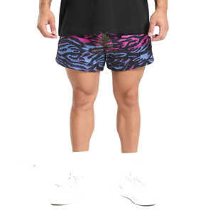 Men's Sublimation Printed <b>Animal</b> <b>Pattern</b> Shorts Quick Dry Elastic Waist Casual Short Pants 100% Polyester - Product Image 1