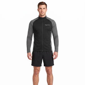 Veste zippée intégrale unisexe PASUXI respirante, coupe classique, 100 % polyester - Product Image 1