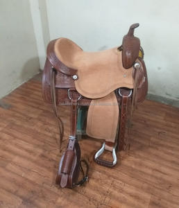 Sillín de caballo de cuerda occidental antiguo, caballo de sillín de estilo vaquero americano con accesorios a juego, lo mejor para montar en carreras de cuerda - Product Image 4