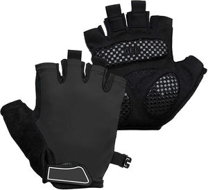 Service personnalisé OEM, prix raisonnable, style tendance, gants de cyclisme d'hiver à demi-doigts, haute qualité - Product Image 2