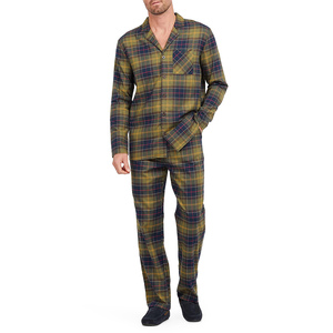 100% Cotton Pajama for Men Pieces Lounge Sleepwear Suits Autumn Home Clothes Night Dress Men 2026 High Quality Cotton Suit - Product Image 6
