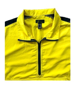 노란색 캥거루 프론트 포켓 윈드 브레이커 윈드 러너 윈드 셔츠 스포츠 용 맞춤형 인쇄 로고 윈드 브레이커 - Product Image 4