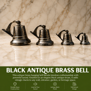 Personalized Engraved Brass <b>Bell</b> Decorative Hanging <b>Bell</b> Dinner Calling <b>Bell</b> Wall <b>Bell</b> for Home Kitchen Garden Bar Restaurant - Product Image 5