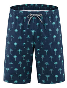 Shorts de Playa para Hombre, Servicio OEM, Versátiles, Elegantes, Cintura Elástica con Bolsillos Laterales, Protección UV, Trajes de Baño - Product Image 2