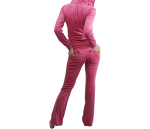 Conjunto Deportivo Ligero con Capucha Transpirable para Mujer, Dos Piezas, Largo Completo, Personalizado, Venta al Por Mayor - Product Image 3