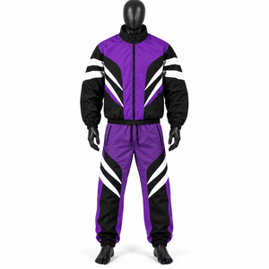 Conjuntos cortavientos en oferta para adultos, diseño de camuflaje, con cremallera, forro polar interior, cuello cortavientos y capucha ajustable. - Product Image 5