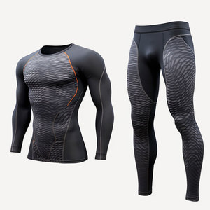 เสื้อรัดกล้ามเนื้อ BJJ แบบสั่งพิมพ์ลายใหม่ล่าสุด ผลิตจากผ้าสแปนเด็กซ์แบบซับลิเมชั่น ผู้ผลิตเสื้อผ้าสำหรับฝึกซ้อม - Product Image 3