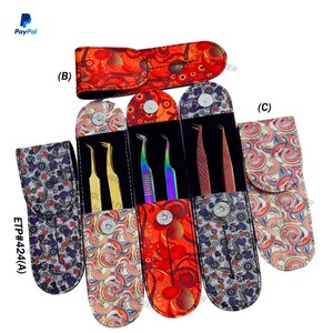 Pince à épiler pour cils volumineux, pince à épiler japonaise à 45 et 90 degrés, pince à épiler rose doré, extension de cils personnalisable - Product Image 4