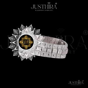 Reloj de cuarzo con diamante moissanita de alta calidad y cristal de zafiro, reloj de pulsera de lujo de acero inoxidable disponible para la venta - Product Image 3