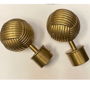 Vente en gros de finitions de balles en laiton, de forme ronde, de style tendance, fabriquées à la main, proposées par des exportateurs - Product Image 3