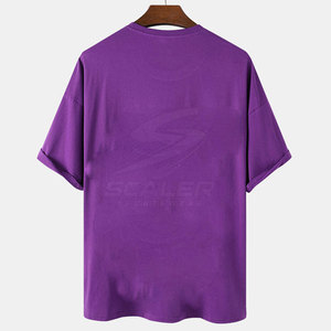 Camiseta de Hombre de Primera Calidad, 100% Algodón Tejido, Corte Regular, Cuello Redondo, Estilo Minimalista, Tejido de Alta Densidad, Transpirable y Ecológica - Product Image 2