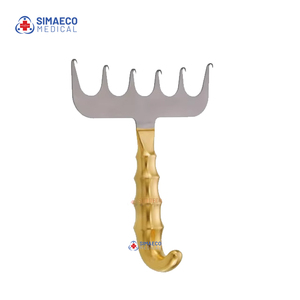 Écarteur manuel de chirurgie abdominale Yancoskie de qualité supérieure, en acier inoxydable allemand, avec poignée ergonomique en plastique, certifié CE - Product Image 4