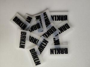 Patch en PVC souple en gros, badge en silicone personnalisé avec logo en relief, thermocollant pour vêtements, chaussures, sacs, décoration de vêtements - Product Image 6
