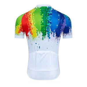 Uniforme de Ciclismo de Buena Calidad, Ropa de Ciclismo con Logotipo Personalizado, Ropa de Ciclismo de Manga Corta para Hombre, Trajes de Ciclismo en Venta - Product Image 5