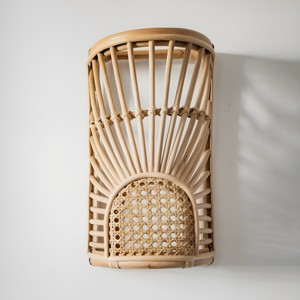 Modern Wall Lamps Corridor Decor Retro Rattan Indoor <b>Lights</b> Fixture Wall-mounted <b>Sconce</b> Lamp Top Manufacturer in Vietnam - Product Image 6