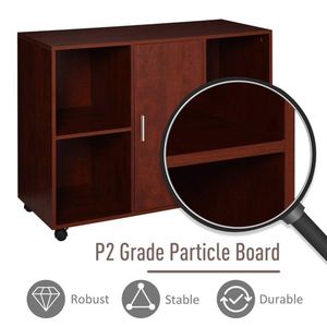 Armadio Portadocumenti/Mobiletto Marrone per Uso in Soggiorno - Product Image 3