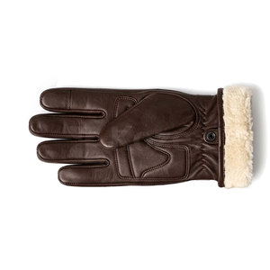 Gants d'hiver en cuir pour homme, écologiques et légers, doublés de laine, pour le sport, le travail en extérieur, la conduite et l'usage quotidien - Product Image 4