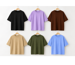 T-shirt surdimensionné à col rond de haute qualité pour animaux de compagnie avec impression de logo personnalisé et matière douce et confortable pour une tenue décontractée des animaux de compagnie - Product Image 1