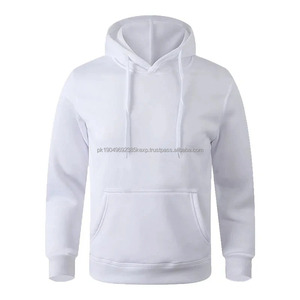 Sweat-shirt à capuche pour homme, sweat-shirt décontracté, sweat-shirt de sport, nouvelle mode, polaire noir et blanc - Product Image 6