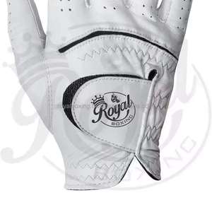 Guantes de Golf Grace Unisex Personalizables, Transpirables, Blancos, de Cuero Genuino Suave, para Ciclismo y Deportes, con Logotipo Personalizado para Hombre - Product Image 5