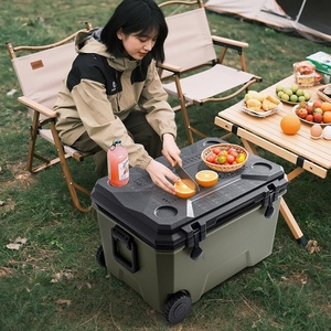 Nevera portátil multifuncional para camping, apta para alimentos, para el transporte de alimentos y bebidas frescas, caja aislada. - Product Image 4